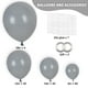 thumbnail image 2 of Kit de globos RUBFAC de látex gris 129 unidades con diferentes tamaños, 2 of 7
