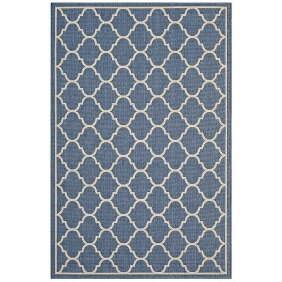 Avena Moroccan Quatrefoil Trellis 8x10 Indoor and Outdoor Area Rug R-1137A-810