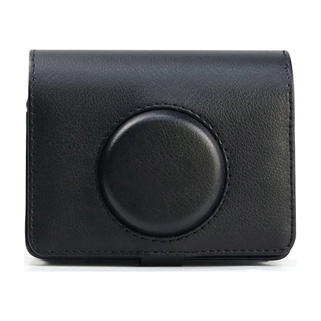 Retro Camera Bag for Fujifilm Instax Mini EVO, PU Leather Protective Shoulder Bag with Adjustable Strap, Scratch-Free Microfiber Lining