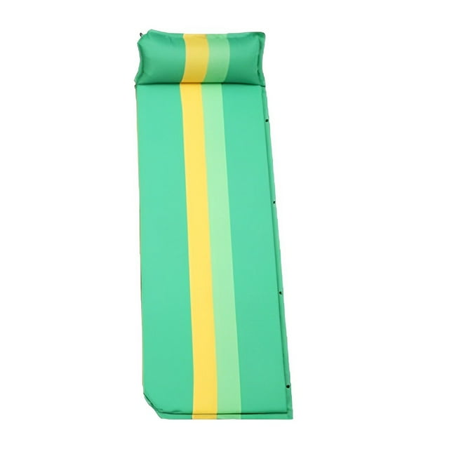 Sonducket Colchón de aire inflable Tienda de campaña al aire libre Colchoneta gruesa a prueba de humedad Cojín de trekking ultraligero para carpas Verde