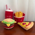thumbnail image 4 of Yirtree Pet Plush Toy Soft Built-in Voice Milkshake Hamburger Dog Chew Toy Pet Supplies, 4 of 8