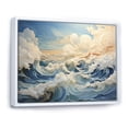 thumbnail image 2 of Designart "Clouds Celestial horizon II" Landscapes Floater Framed Wall Art Print, 2 of 7