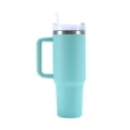 thumbnail image 2 of No te lo pierdas S-tanley - Vaso de acero inoxidable aislado al vacío, con tapa y popote, vaso para agua, té helado o café, licuado y más 40OZ, 2 of 3