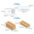 thumbnail image 4 of Minisplit York On-Off Solo Frío 2 Toneladas (24,000 BTUS) 210V YHFE24ZJMAXPORX Blanco, 4 of 4