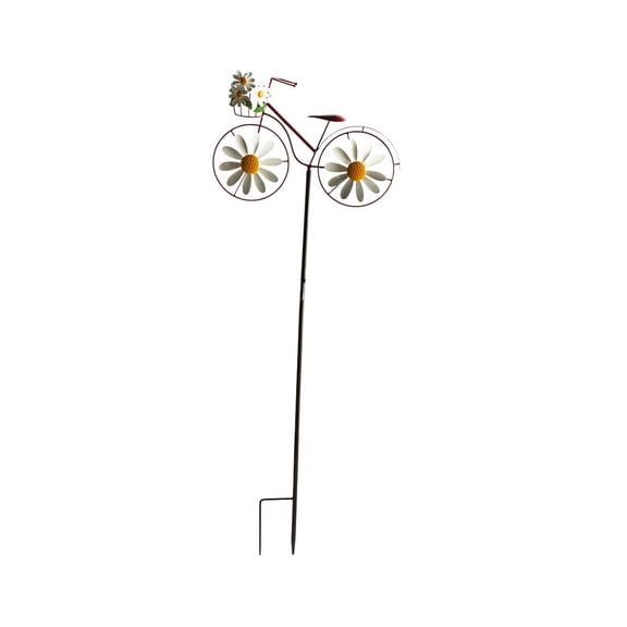 Blue bicycle spinner