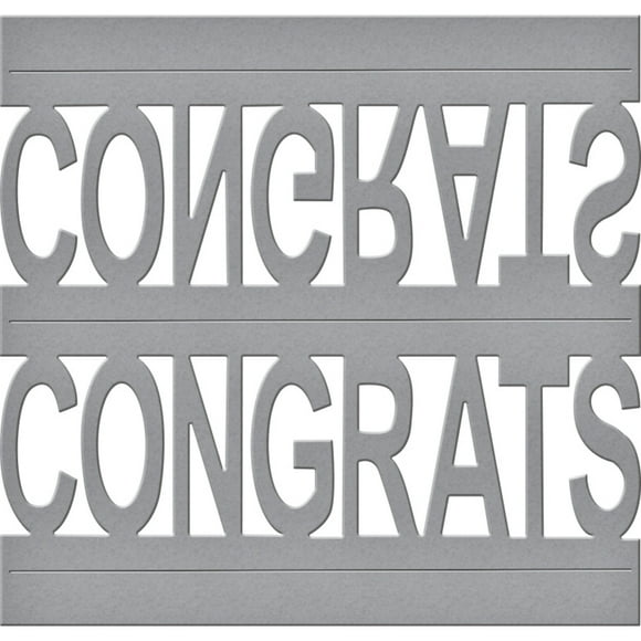 Spellbinders Shapeabilities Dies-Congrats Pop Up S3246