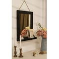 thumbnail image 5 of Sfugno Wall Mirror with Shelf, 20 x 16 inch Wall Mirror Hanging for Bathroom, Vanity, Bedroom, Entryway, Living Room(Black), 5 of 7