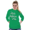 thumbnail image 3 of Kale Before Ale Beer Drinking Healthy Long Sleeve TShirt Men Women Brisco Brands S, 3 of 5