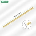 thumbnail image 3 of 4-Pack Solid Brass Rod, 4x100mm Knife Handle Material H59 Brass Round Stock, 3 of 7