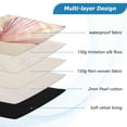 thumbnail image 3 of FORMRS 15"-15.6" Laptop Sleeve Protective Case Soft Carrying Quilted Computer Bag Cover, Watercolor Seashell, 3 of 7