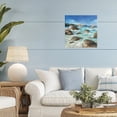 thumbnail image 3 of Stupell Industries Tropical Low Tide Rocks on Shore Canvas Art, 17 x 17, by Mauro Devereaux, 3 of 8