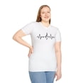 thumbnail image 5 of My Heart Beats for Music T-Shirt, Classic Crew Neck, Short Sleeve Shirt, 5 of 9