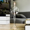 thumbnail image 4 of lionlar Glass Candle Holder Decor Room for Dinner Candlelight Dinner Party Medium, 4 of 9