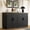 Black, variant on 53.1“W 4 Door Buffet Cabinet, Coffee Bar Cabinet with Adjustable Shelf, Kitchen Buffet Sideboard for Living Room, Kitchen, White