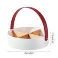 thumbnail image 5 of 4 Compartments Snacks Box Dried Fruits Tray Candy Box Nut Platters Dish Platters, 5 of 14