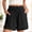 Black, variant on Plus Size Pants Casual Loose Solid Short Loose Culottes Trousers Confy String Trousers Openwork Lace Pants Breathable Lounge Summer Pants 2026