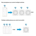 thumbnail image 4 of Zigbee Relay Switch Module 10A 3 Channel AC100-240V Work with Alexa Home Mini Smart Switch Module,1 x ZigBee Smart Switch,White, 4 of 9