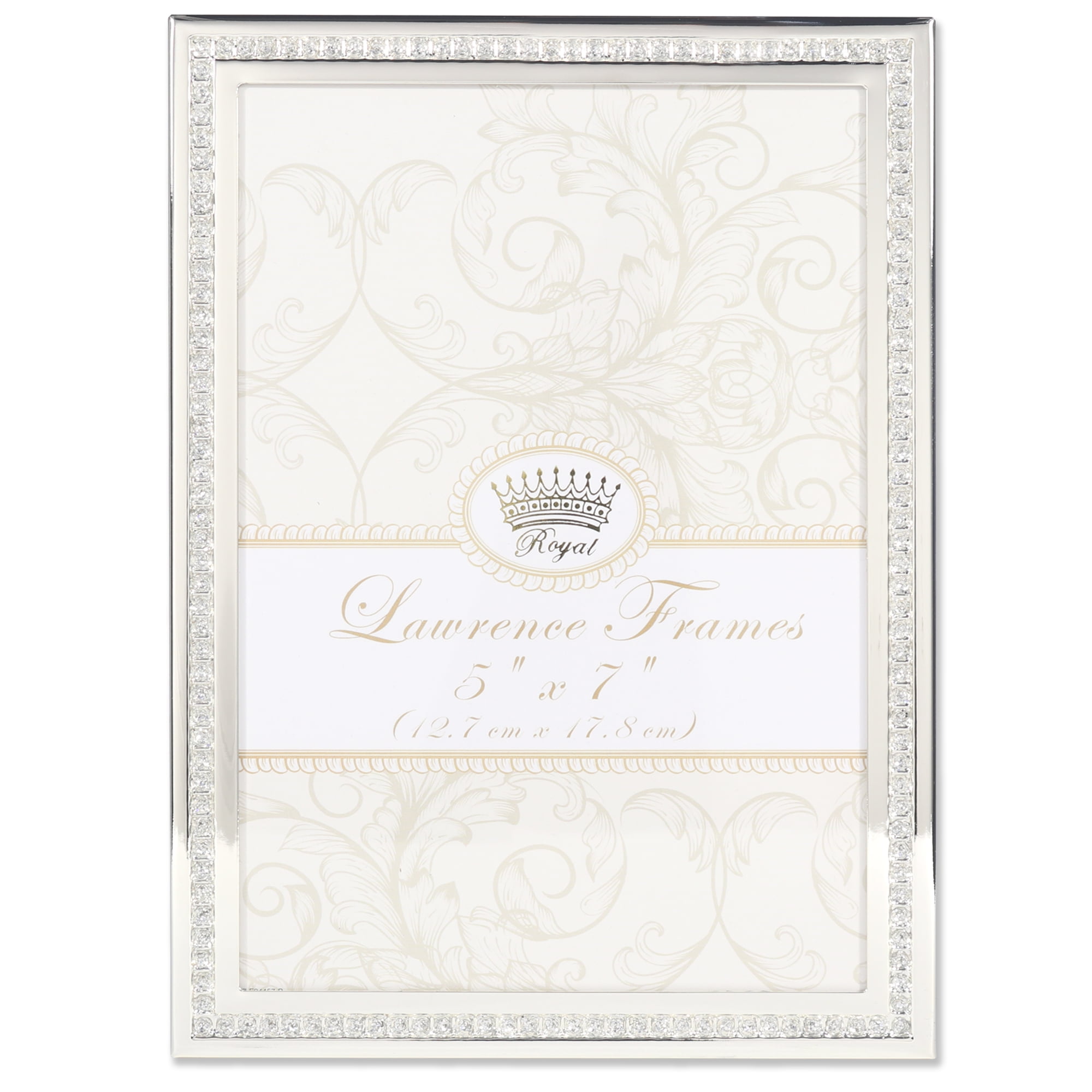 Download 5x7 Dazzle Silver and Glitter Picture Frame - Walmart.com