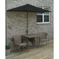 thumbnail image 2 of All Weather Wicker Coffee Table Set with Umbrella - Outdoor Patio Furniture, 2 of 7