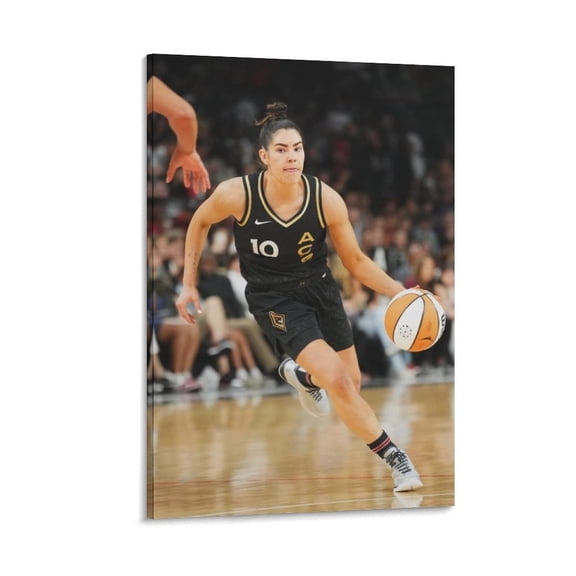 Athlete Kelsey Plum Poster Canvas Art Poster and Wall Art Picture Print Modern Family bedroom Decor Posters 16x24inch(40x60cm)