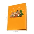 thumbnail image 5 of Advent Christmas Card with 3D Pop Up Tree Blank Inside for Personalized Wishes, 5 of 9