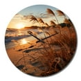 thumbnail image 4 of Designart "Sunrise Breeze on the Beach V" Nautical & Beach Oversized Wall Clock, 4 of 5