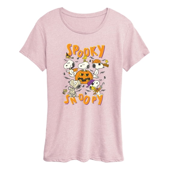 Peanuts - Spooktacular Snoopy - Women's Short Sleeve Graphic T-Shirt