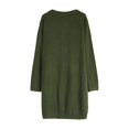 thumbnail image 1 of Vestido tipo suéter de punto con botones Gibobby Otoño Invierno Mujer Verde S, 1 of 5