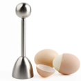 thumbnail image 1 of Soft Hard Boiled Egg Cracker Topper Stainless Steel Shell Separator Remover Eggs Cutter, 1 of 5