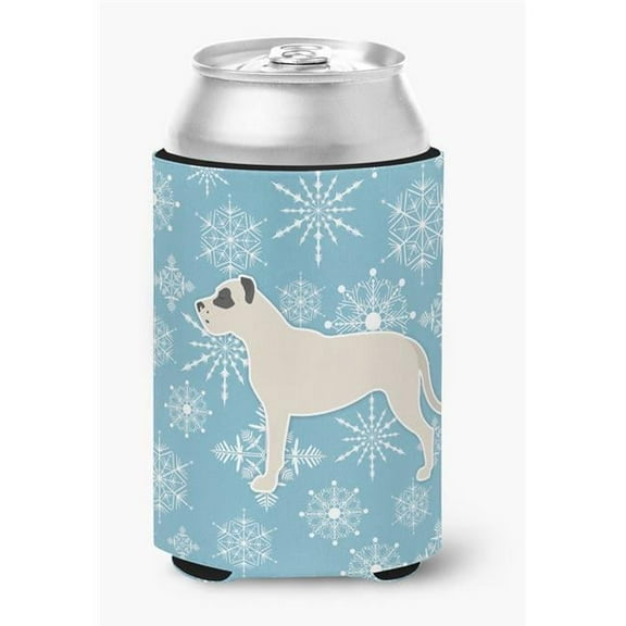 Winter Snowflake Dogo Argentino Can or Bottle Hugger