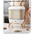 thumbnail image 1 of stanreset Rice Bucket Dispenser Kitchen Food Sealed Transparent 10kg Storage Container Mould-proof Plastic Household Box Normal/10kg, 1 of 6