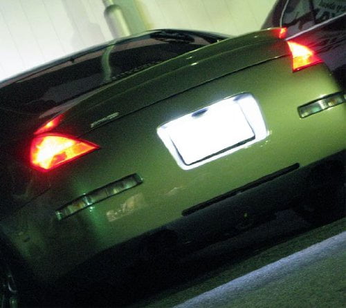 350z license plate light