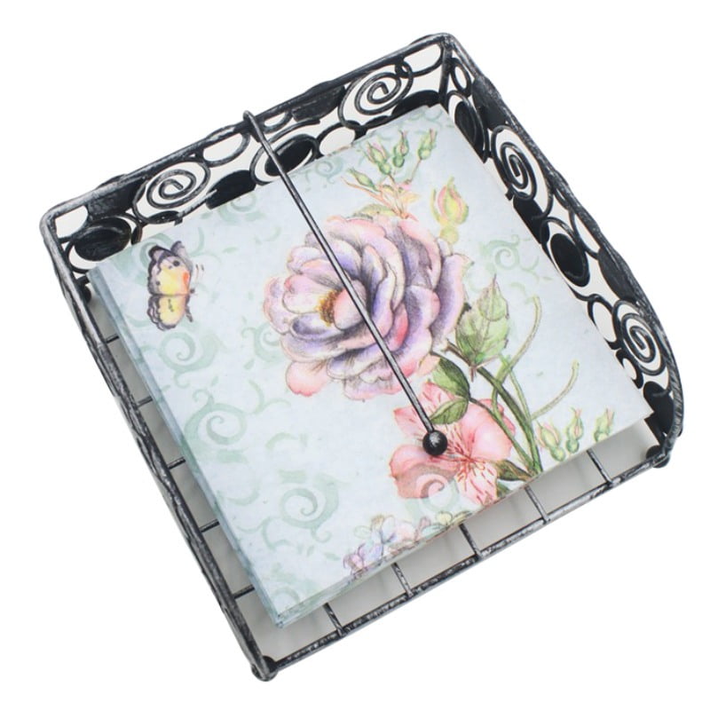Printed Flower Paper Napkins For Wedding & Party Decoration Tissue Fabric Decoupage Napkin 33cm * 33cm 6pack/lot