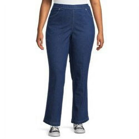 Just My Size Woemn's Plus Size 4-Pocket Stretch Bootcut Jeans