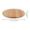 thumbnail image 5 of RENACLIPY Khaki Solid Wood Round Stool Cushion Replacement Seat Pad for Home Bar Kitchen Dining Restaurant Use, 5 of 8