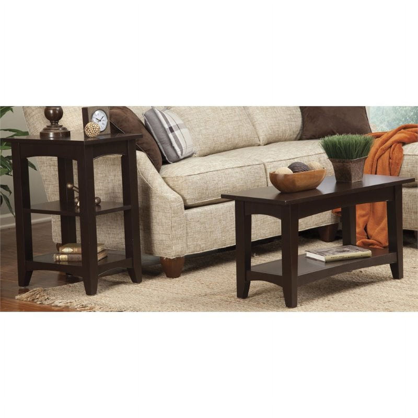 Shaker Cottage Tray Shelf Coat Hook with Bench Set, Chocolate