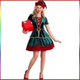 thumbnail image 4 of Disfraz de Navidad para hombre y mujer, disfraz de elfo verde para fiesta, Carnaval, Año Nuevo, amantes, 4 of 4
