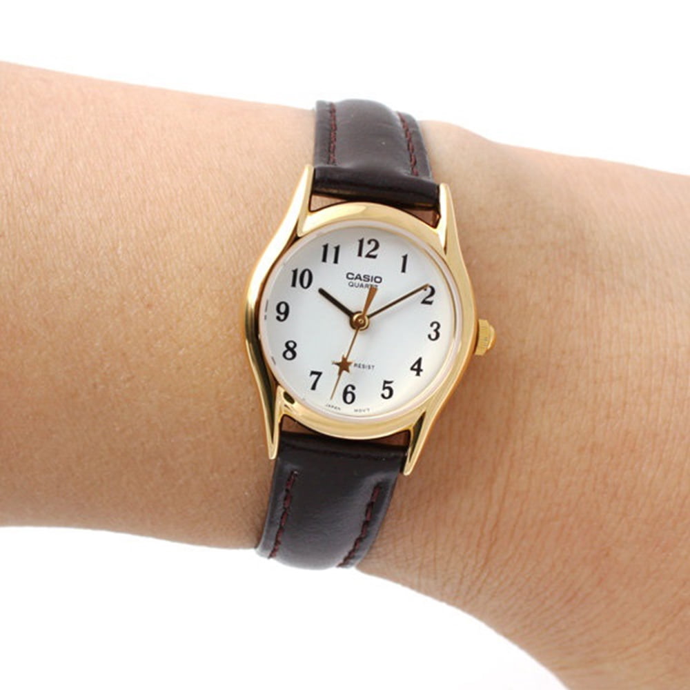 Women's Leather watch #LTP109AQ7B4