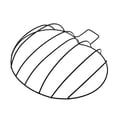 thumbnail image 4 of Bgsha Witch Hat Pumpkin Shaped Wreath Frame Fall Decor Halloween Front Door Hanging, 4 of 9