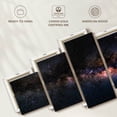 thumbnail image 6 of Elephant Stock Milky Way System Wall Art - Horizontal Multi Panel Canvas - 5 Pieceliving Room Wall Decor - Photography Astronomy & Space Multi Panel - Black And Orange Decor - 80" x 36", 6 of 8