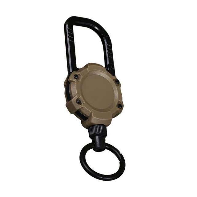 Telescopic Magnetic Key Chain High Rebound Multi-purpose Safety Buckle Backpack Anti-Loss Key Ring Holder Camping Gear