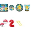 Pokemon Party Supplies Party Pack For 16 With Red #2 Balloon