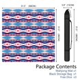 thumbnail image 2 of Boho Print Large Non-Slip Mahjong Mat 31.5 Inch Square Rubber Game Table Pad with Noise Dampening for Playing Chinese Tiles and Family Entertainment, 2 of 7