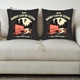thumbnail image 3 of Set of 2 Retro Comic Style Throw Pillow Covers 18x18in - Urban Skateboarder Design for Couch Bed Car - Bold Lines & Minimal Colors, 3 of 8