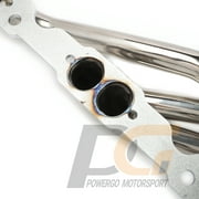 Exhaust Headers 1-5/8 x 2-1/2 inches 304 Stainless Steel Polished for 1988-1999 C1500 C2500 K1500 K2500 Silverado Sierra | 1992-2000 Suburban Tahoe Yukon | 305 350 5.0L 5.7L Small Block V8