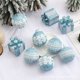 thumbnail image 2 of Juego de bolas navideñas de 8 cm/9 piezas, adornos colgantes para árbol de Navidad, accesorios de decoración para el hogar, 2 of 5