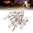 thumbnail image 4 of Altavoz 10pcs Sonido Enchufe de Plátano 24K Dorado Conector de Altavoces de Bloqueo dual dual tornillo para cables de altavoces cine en casa, 4 of 7