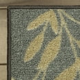 thumbnail image 6 of Mainstays Gray Leaf Block Print Indoor Accent Rug, 2'6" x 3'10", For Home Decor, 6 of 7