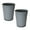 Grey, variant on Bath Bliss 1.3 gal Iron Bathroom Trash Can, Bronze