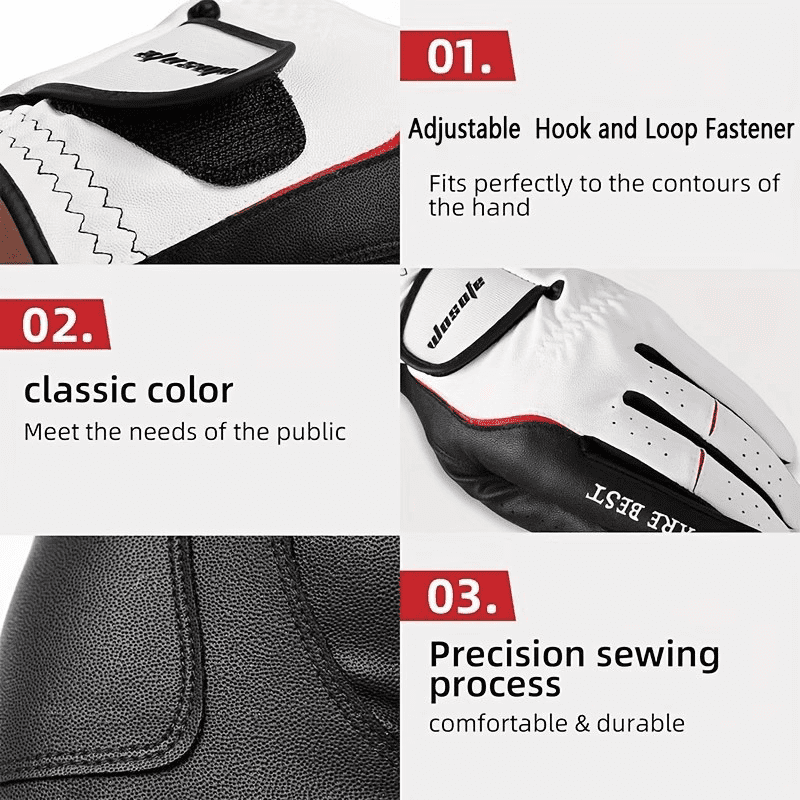 Men’s Golf Glove – PU Anti-Slip Design